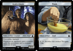 Alien Angel (0011) // Food (0026) Double-Sided Token - Foil